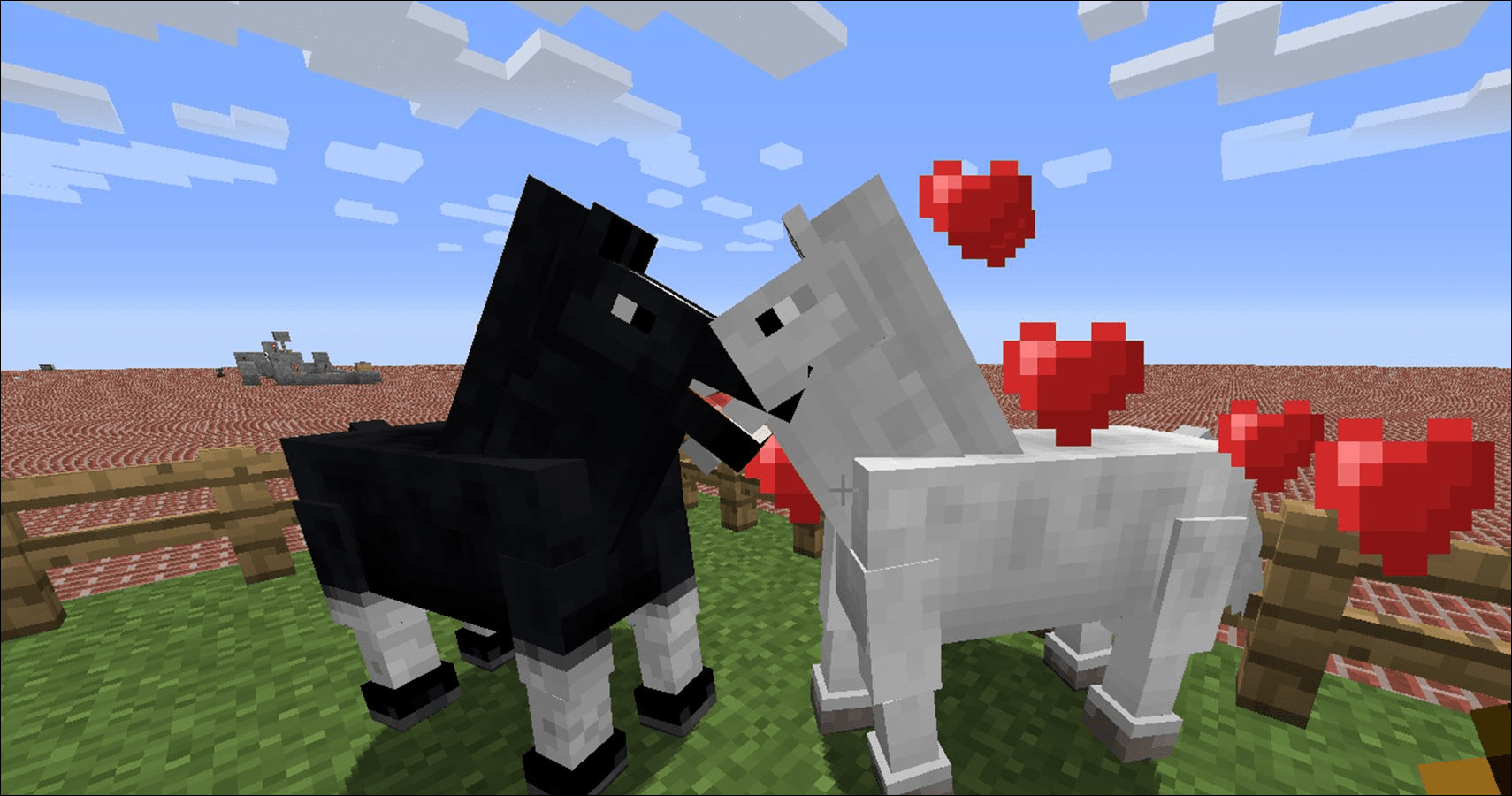 Minecraftで馬を繁殖させる方法