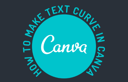 Как да направите крива на текста в Canva