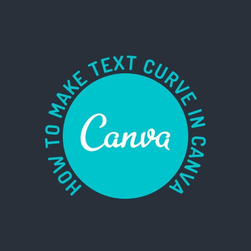 Как да направите крива на текста в Canva