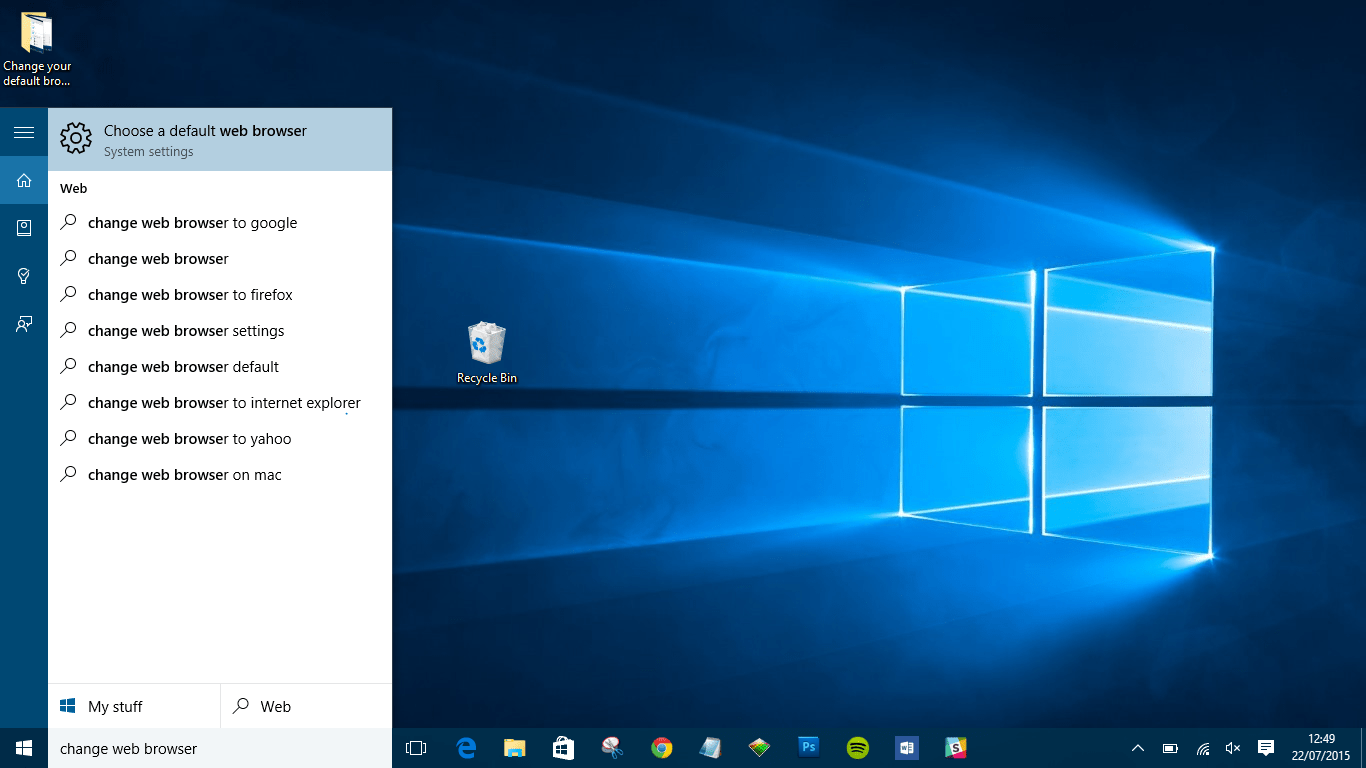 Как да промените браузъра си по подразбиране в Windows 10