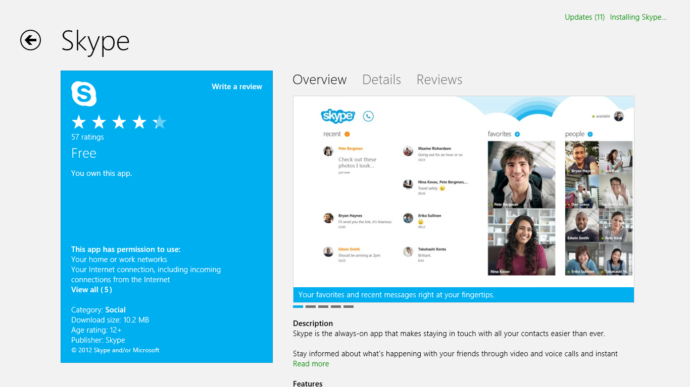 Приложението Skype за windows 8 Techenol.png