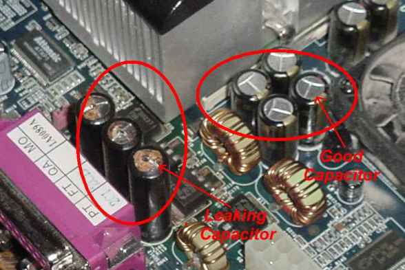Разликата между добър кондензатор и кондензатор, който се нуждае от подмяна.