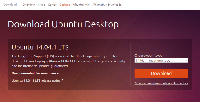 Cara memasang Ubuntu dari USB: langkah pertama