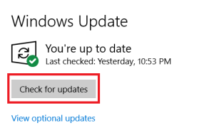 Меню за Windows Update 2