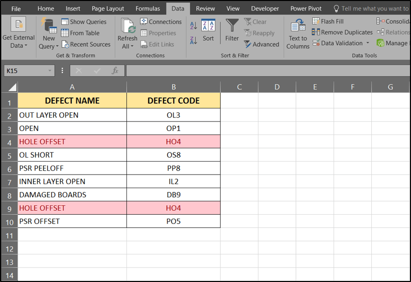 Cara Menghilangkan Pendua dengan pantas di Excel