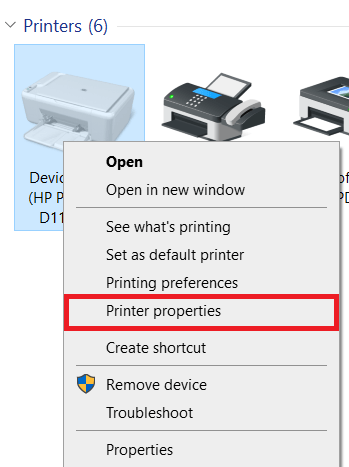 Контролен панел - принтери
